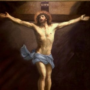 Christ Crucified by.xcf Giovanni Volpato after Guido Reni, ca. late 18th Century (Color Small)