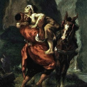 The Good Samaritan by Jules Laurens after Eugène Delacroix, ca. 1857 (Color Small)