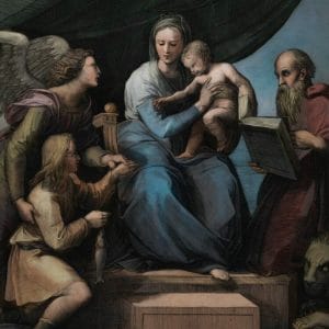 The Virgin of the Fish by Marco Dente after Raphael, ca. Early 16th Century (Color Small)